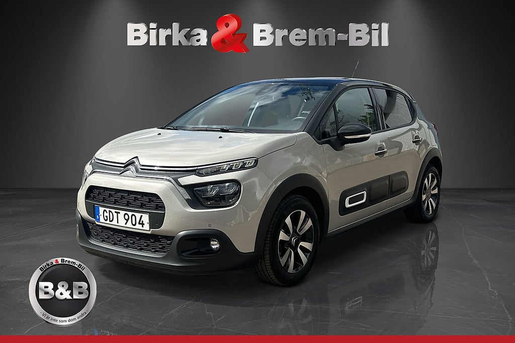 Citroën C3 1.2 PureTech 83hk kamera , Apple carplay 