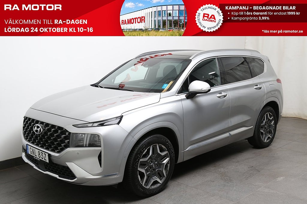 Hyundai Santa Fe PHEV 265hk 6AT 4WD 7 sits Advance Nappa Luxury pack 2023