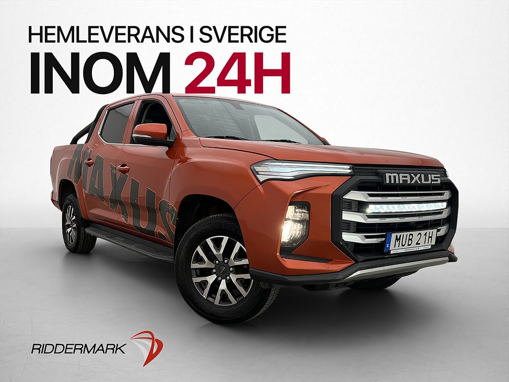 Maxus T90 EV 88.5 kWh 180hk B-Kamera Skinn CARPLAY Moms