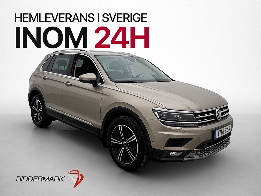 Volkswagen Tiguan 2.0 TDI 190hk 4M GT Cockpit Värmare Drag