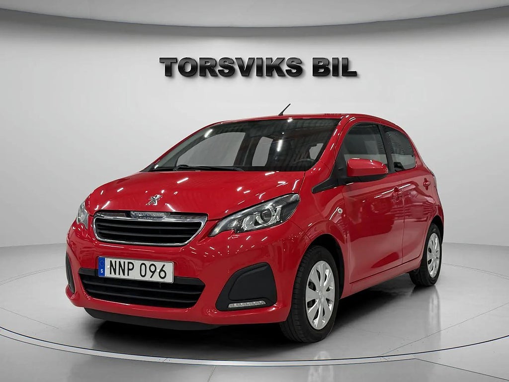 Peugeot 108 5-dörrar 1.0 VTi Active V-Hjul Fullservad - miniatyr 2