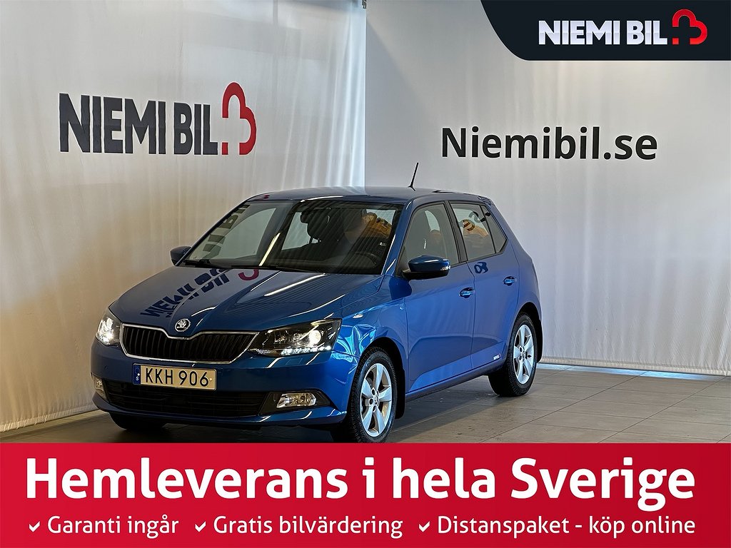 Skoda Fabia 1.2 TSI Euro 6 90hk Låg-Skatt/Sensorer/MoK/SoV