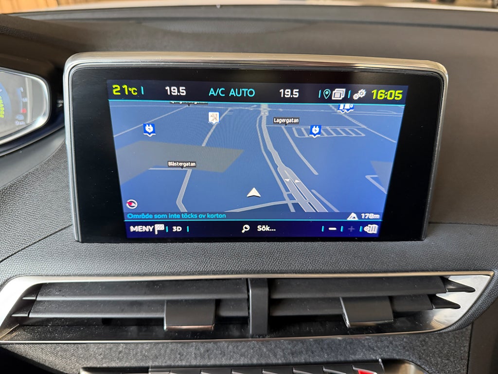 Peugeot 3008 GT HYBRID Aut Farthållare Dragkrok Carplay Navigation bild 17
