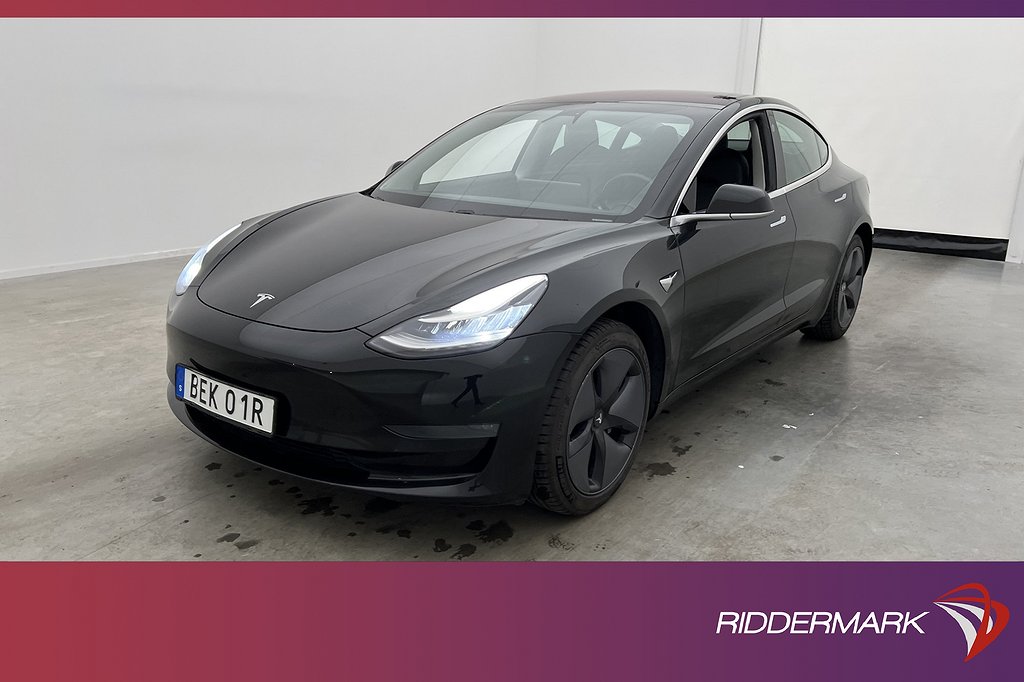 Tesla Model 3 Long Range Dragkrok Autopilot Sv.Såld MOMS