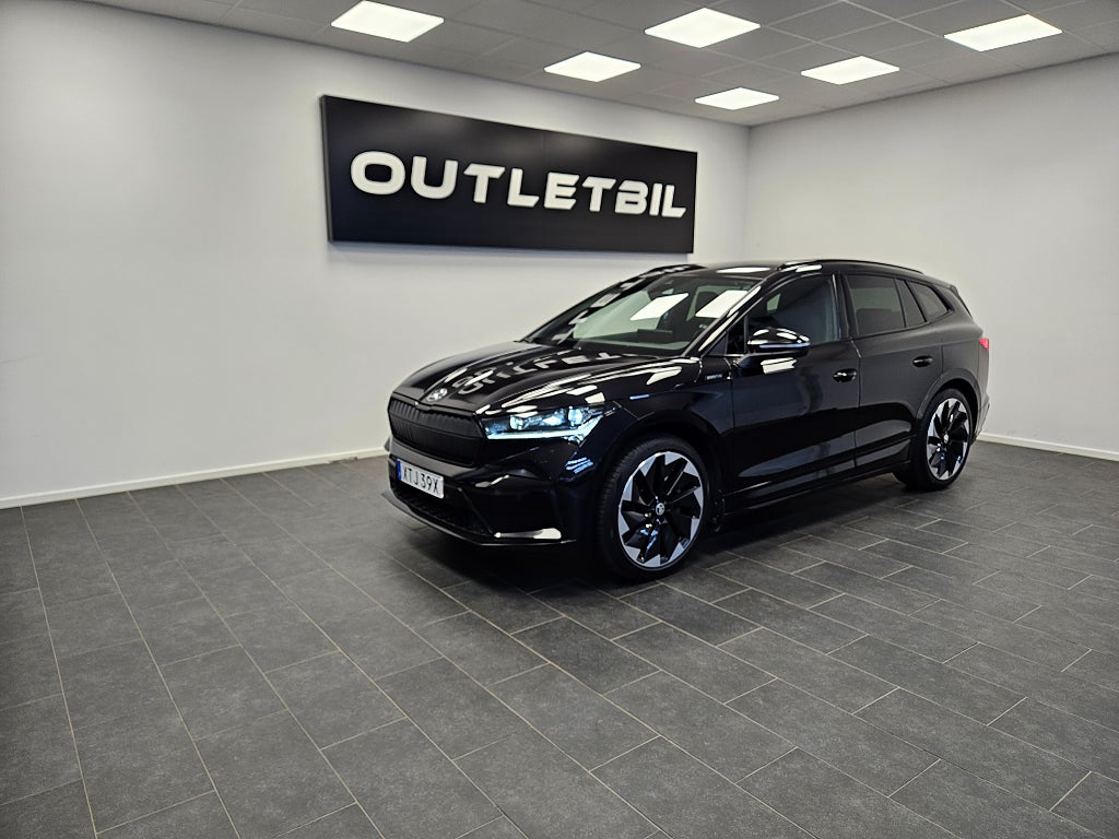 Skoda Enyaq iV 80 82kWh Sportline 204hk Navi Backkamera Drag 1äg MOMS