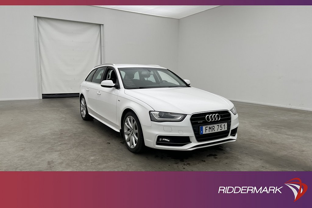 Audi A4 Avant TDI Quattro 150hk S-Line En-Bruk Navi Drag