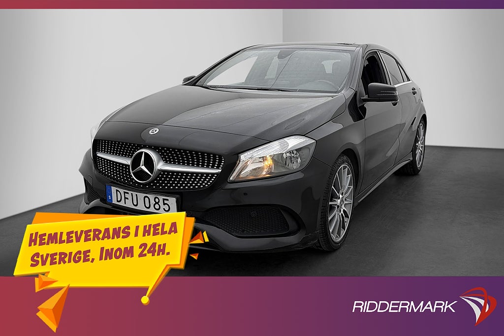 Mercedes-Benz A 180 AMG 122hk Kamera Halvskinn Bluetooth