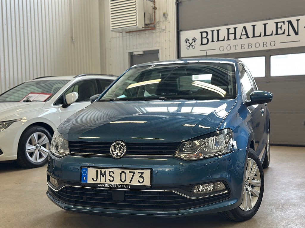 Volkswagen Polo 1.2TSI(90hk)2Brukare Automat P-sensor FarthållareM-värm
