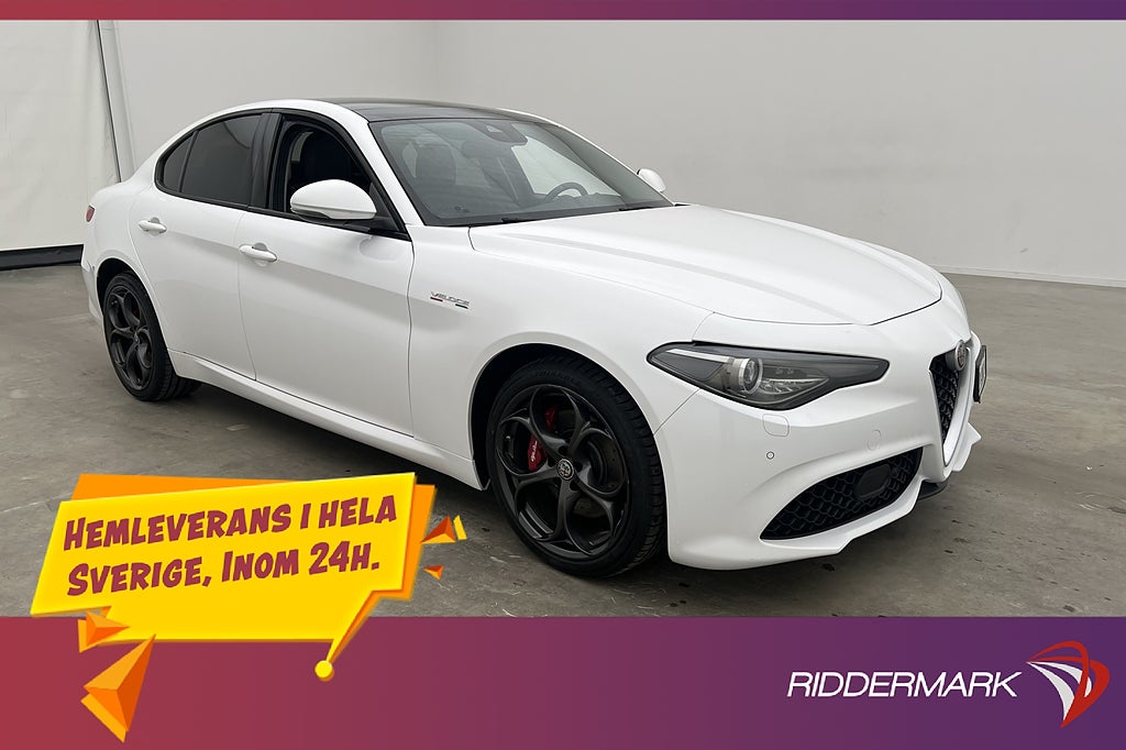 Alfa Romeo Giulia 2.0 Turbo 16V Q4 Veloce H/K Pano Läder Nav