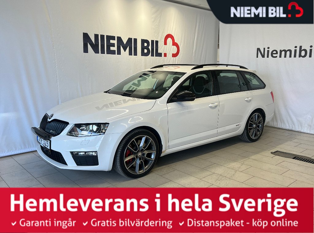 Skoda Octavia Combi RS 2.0 TDI Drag M-värm P-sens S&V-däck