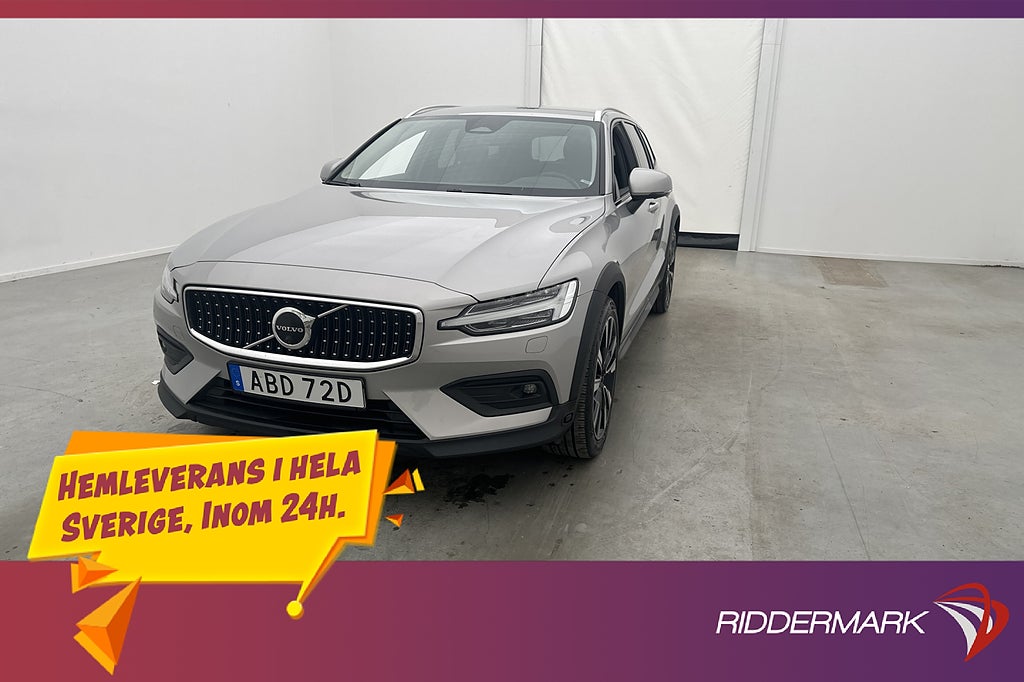 Volvo V60 Cross Country B4 AWD Plus Värmare Skinn 360° Drag