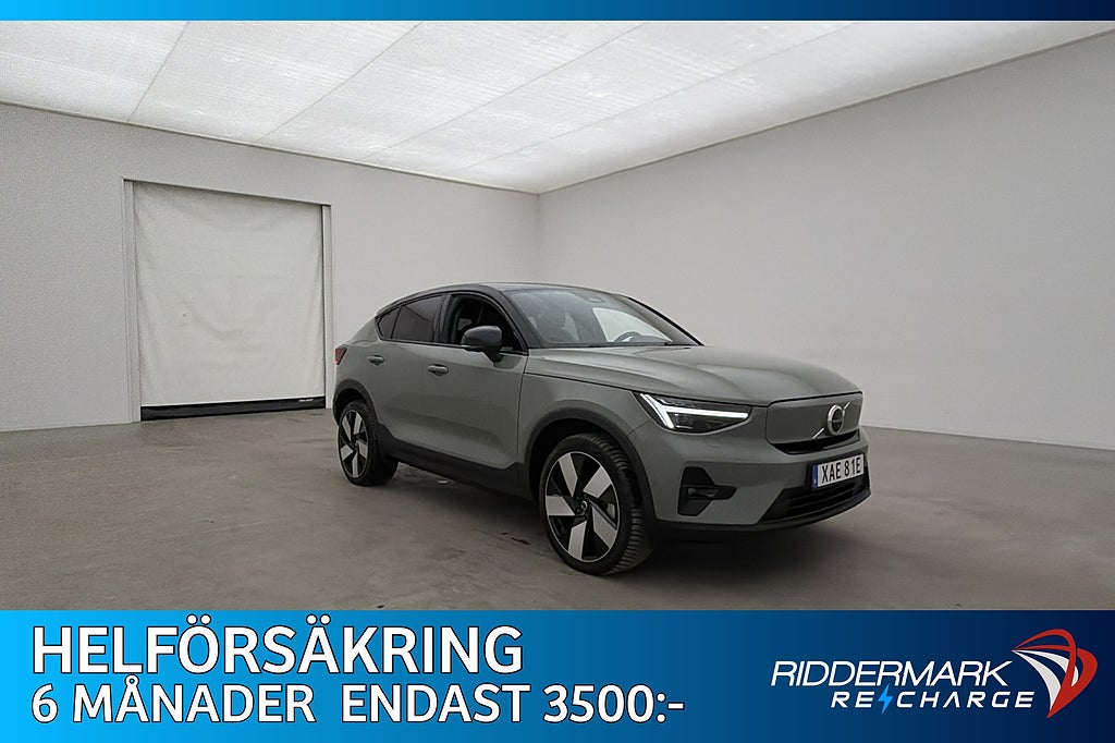 Volvo C40 Recharge Twin motor 408hk AWD Pano Värm H/K 360°