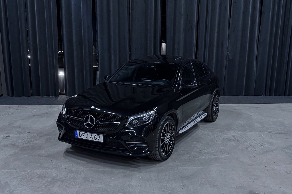 Mercedes-Benz GLC 350 d Coupé 4M AMG|Taklucka|Burmester|360|HUD|Drag|Värm