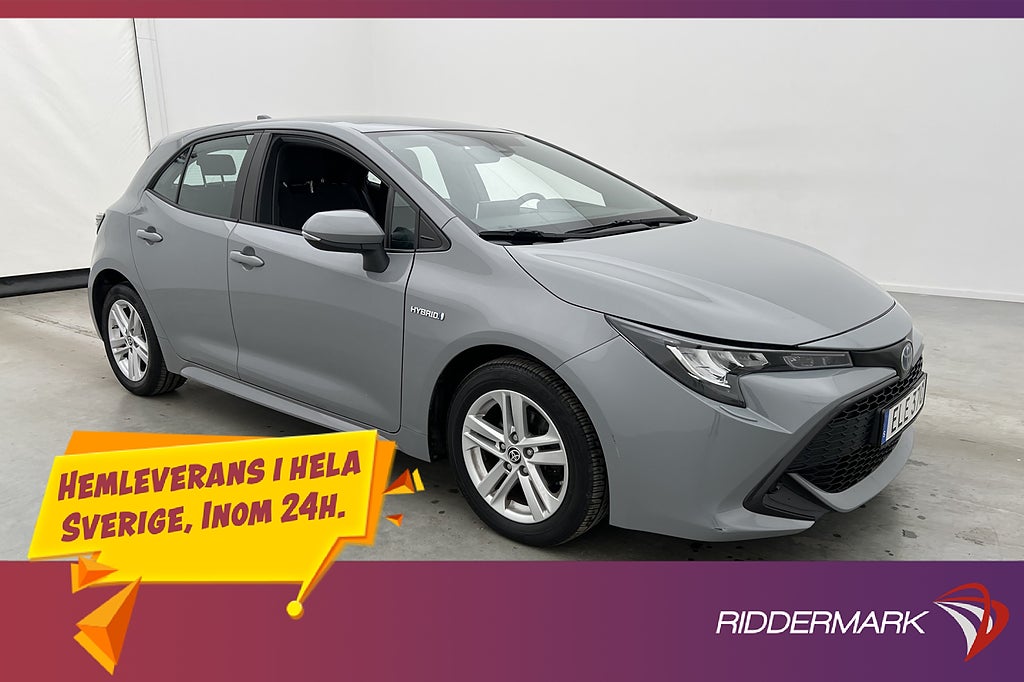 Toyota Corolla Hybrid e-CVT 122hk Backkamera CarPlay MOMS