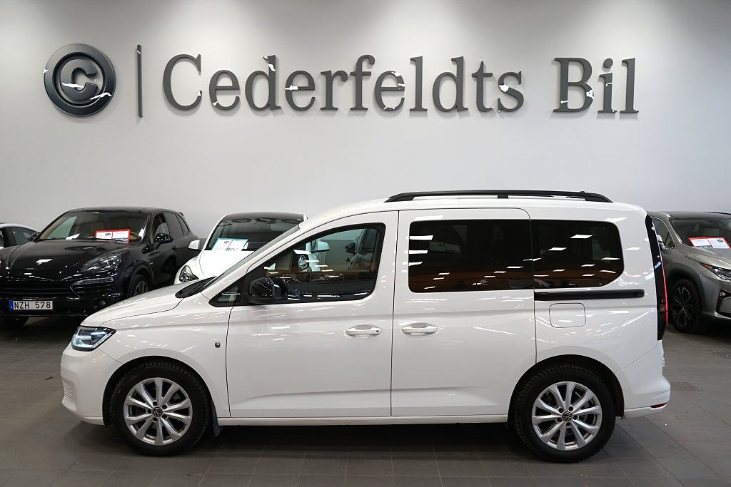 Volkswagen Caddy 2.0 TDI Life 7-sits Drag Fjärrvärm Fullservad V-hjul