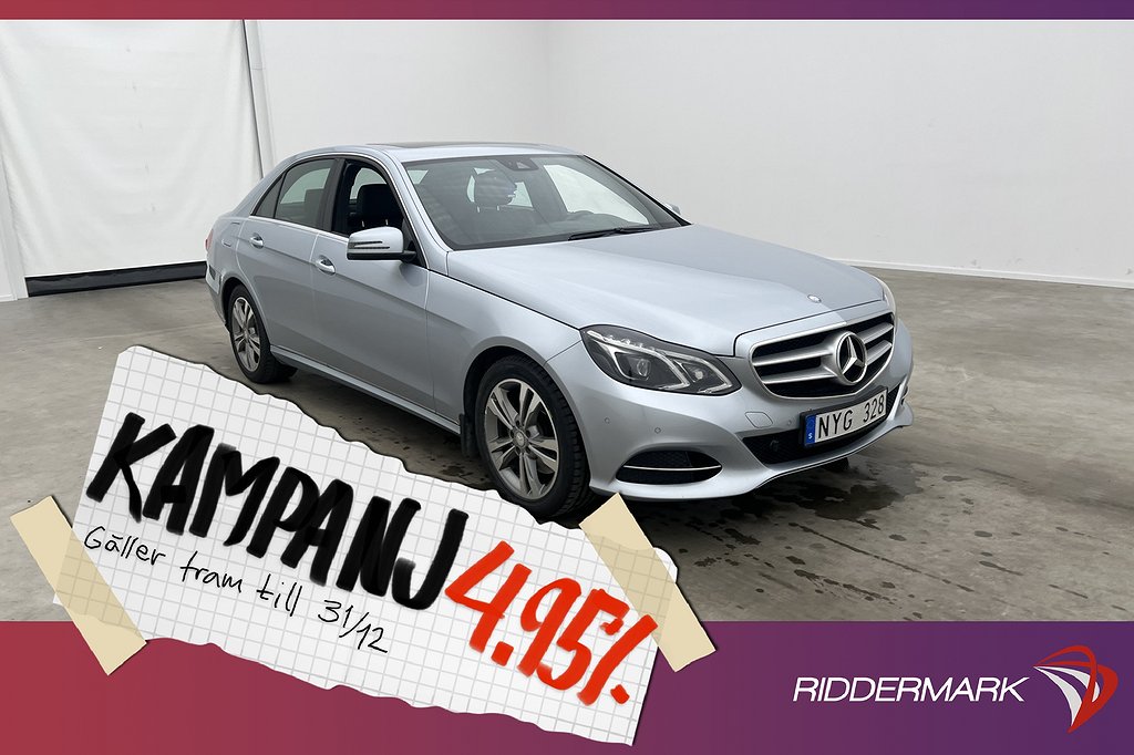 Mercedes-Benz E 250 4M Sedan Avantgarde Pano N 4,95% Ränta