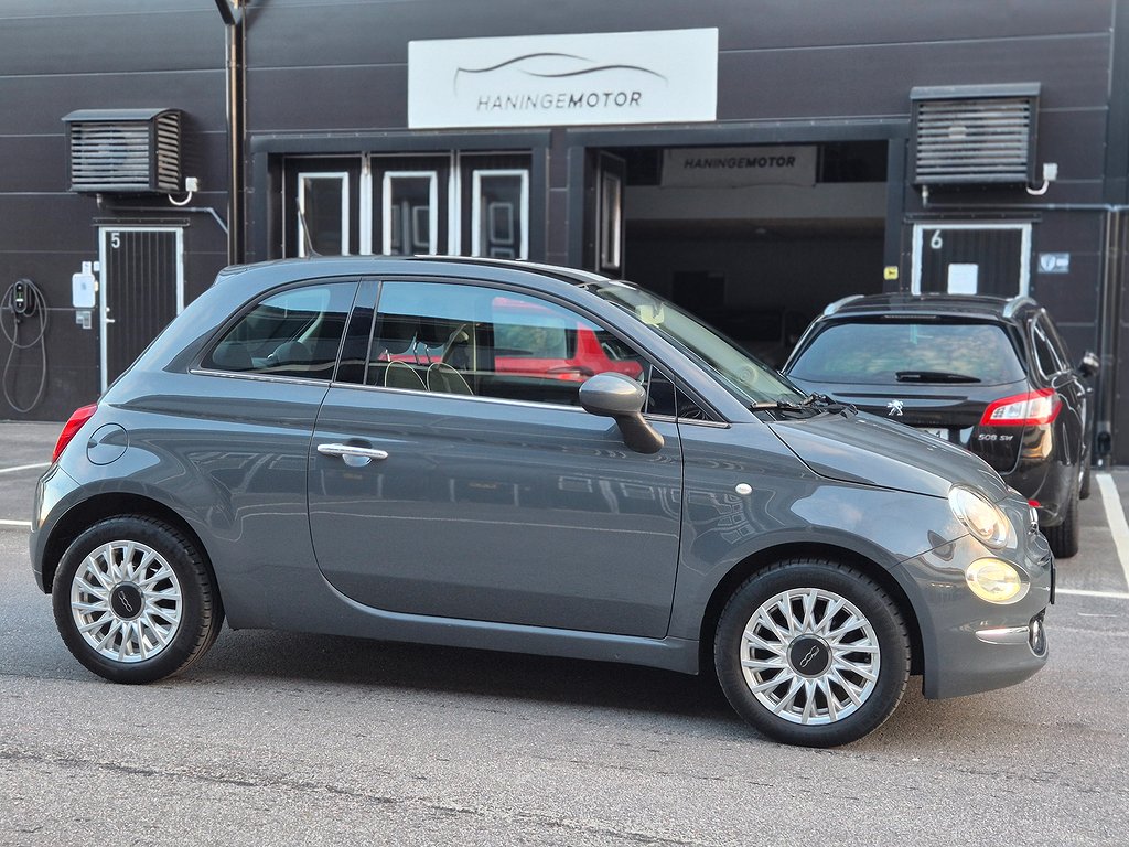 Fiat 500 1.2 8V Euro 6 PANORAMA KAMREM BYTT