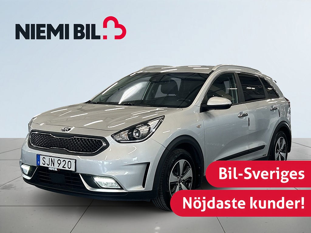 Kia Niro Hybrid DCT Advance + S&V-hjul/Navi/Farthållare/Kamera