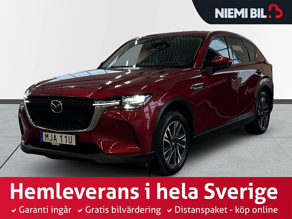 Mazda CX-60 PHEV S&V wheels/Leather/Electric seats/360/HUD/BOSE/Pano/Tow/VAT