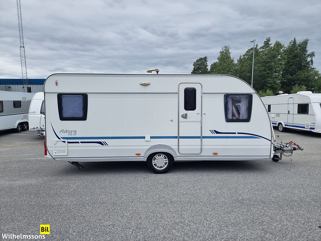 Adria Adora 512 UP ALDE | Förtält, Lastvikt 290 kg
