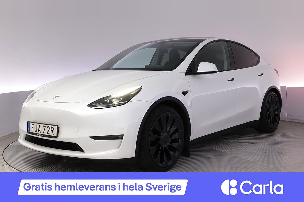 Tesla Model Y Performance Autopilot Panorama Drag
