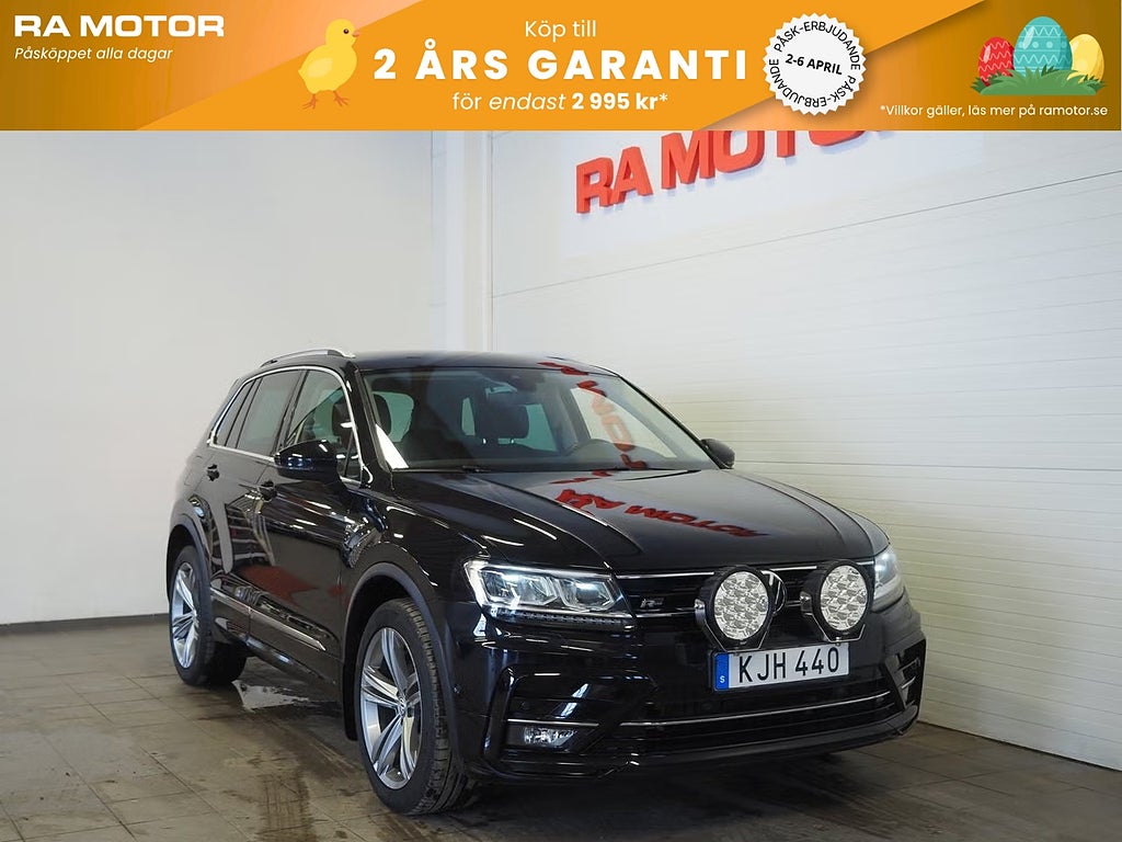 Volkswagen Tiguan 2.0 TDI 4Motion R-Line P-Värm Drag Kamera 19" Carplay 2019