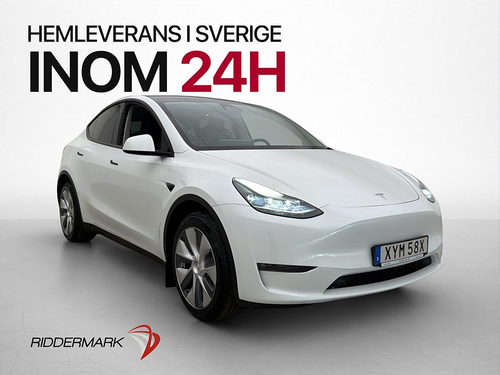 Tesla Model Y Long Range AWD Svensksåld Dragkrok Panorama