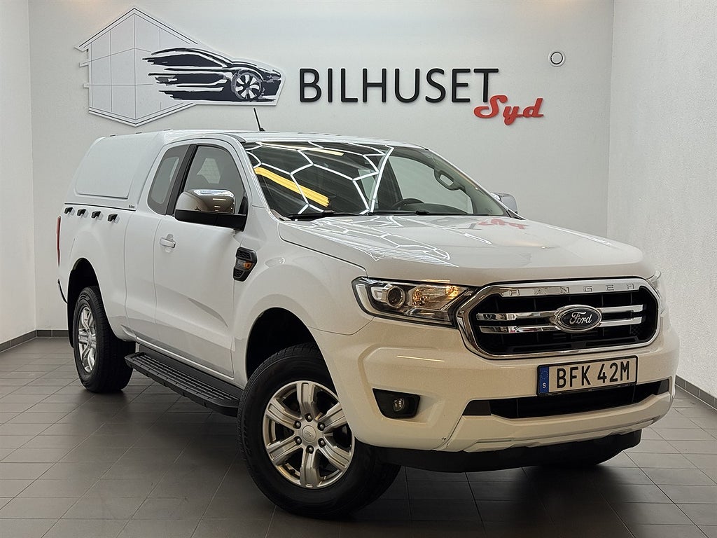 Ford ranger SuperCab 2.0 4x4 170hk Moms/Kåpa/Värmare/Krok