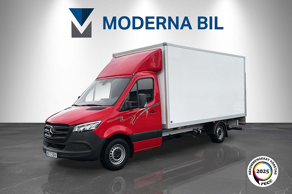 Mercedes-Benz Sprinter 317 CDI RWD Chassi BG-Lyft Moms D-värm CarPlay Nyservad