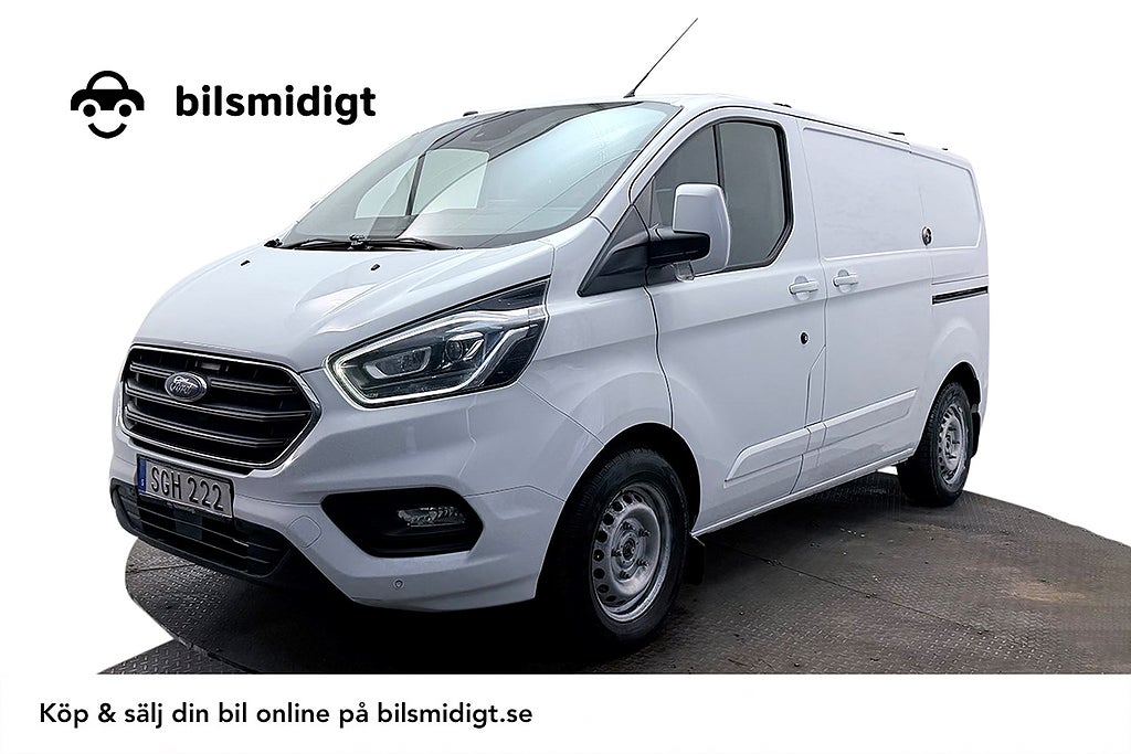Ford transit-custom 300 2.0 L1 Aut Drag 2xSidodörr 3-sits Kamera 130h