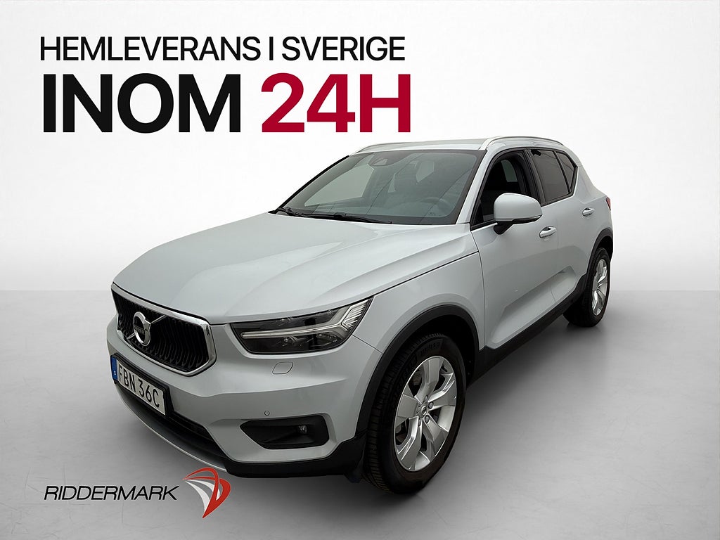 Volvo XC40 B4 Advanced H/K Kamera Värmare Drag BLIS CarPlay