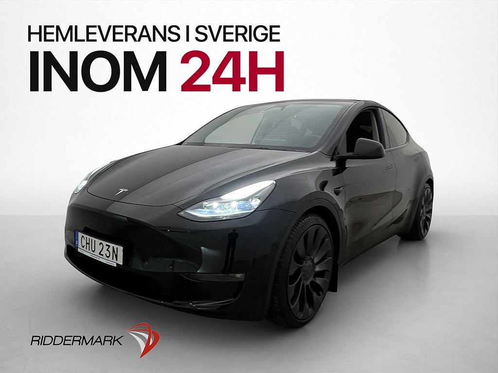 Tesla Model Y Performance Dragkrok Autopilot MOMS