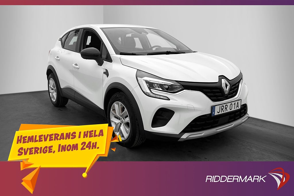 Renault Captur 1.0 TCe  Equilibre CarPlay Keyless P-Sensorer