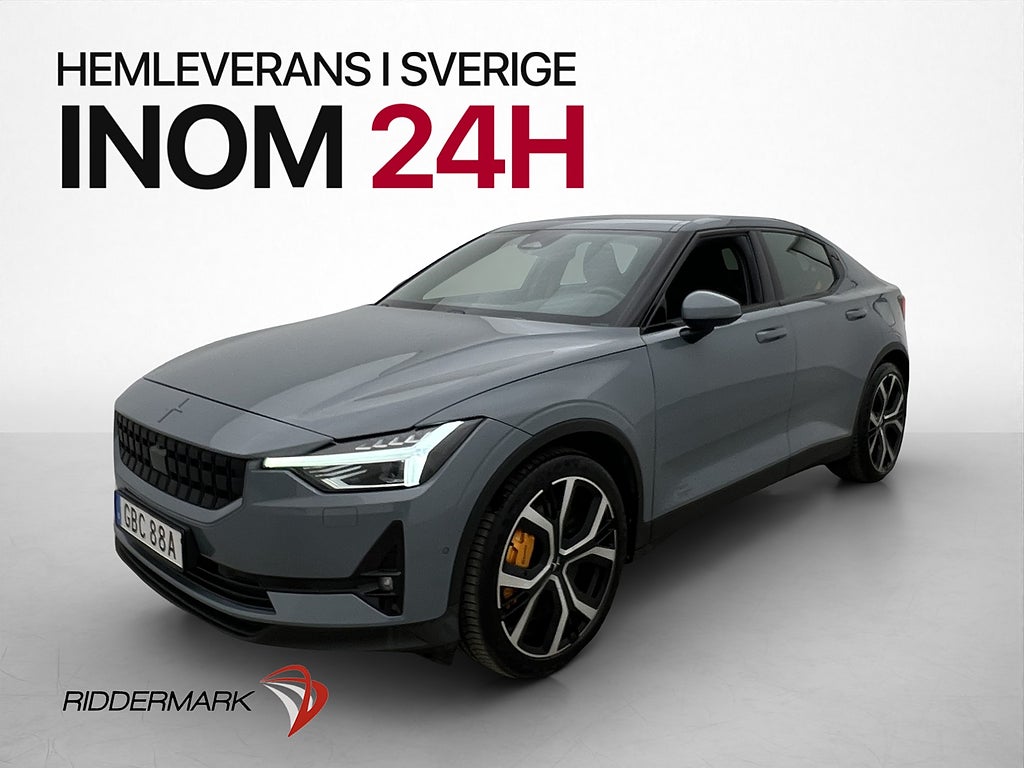 Polestar 2 Long range Dual motor 408hk Performance Pano H/K