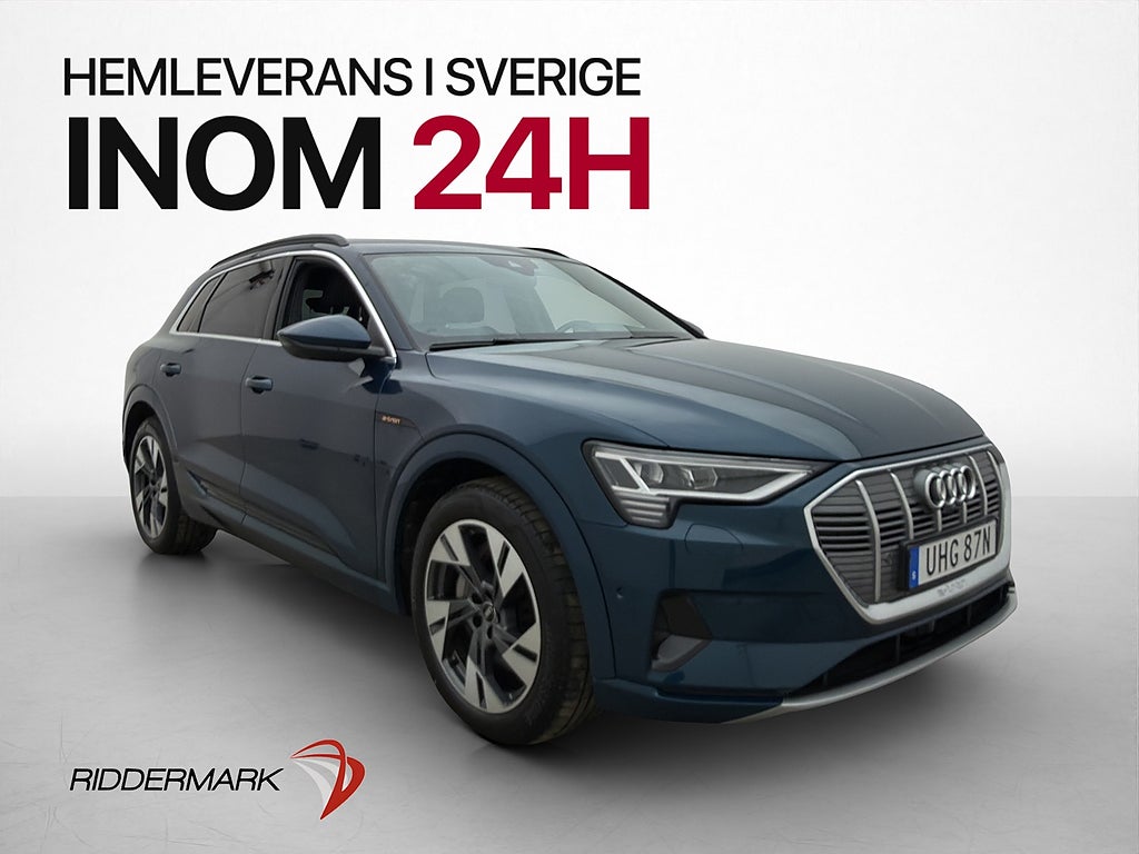 Audi E-Tron 55 Quattro Dragkrok 360° Kamera Halvskinn