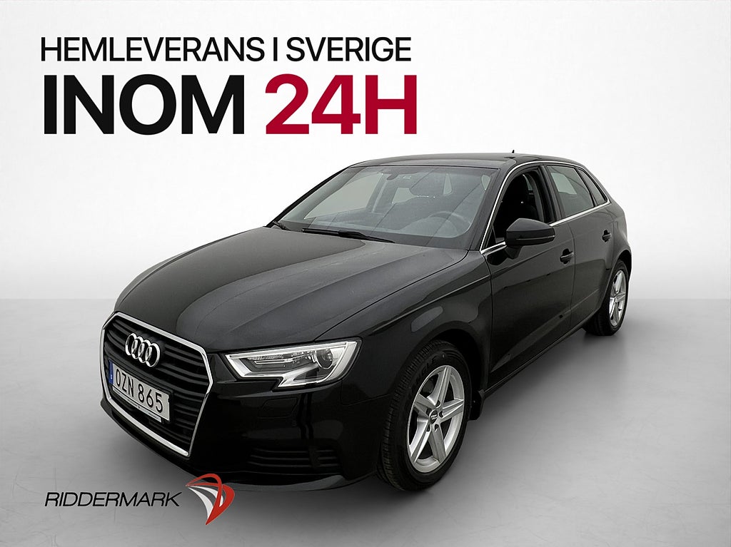 Audi A3 Sportback 1.6 TDI 116hk Proline Sensorer Navi