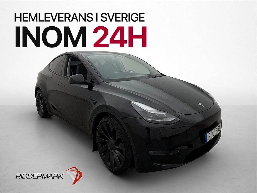 Tesla Model Y Performance Drag HW4 Matrix Värmepump