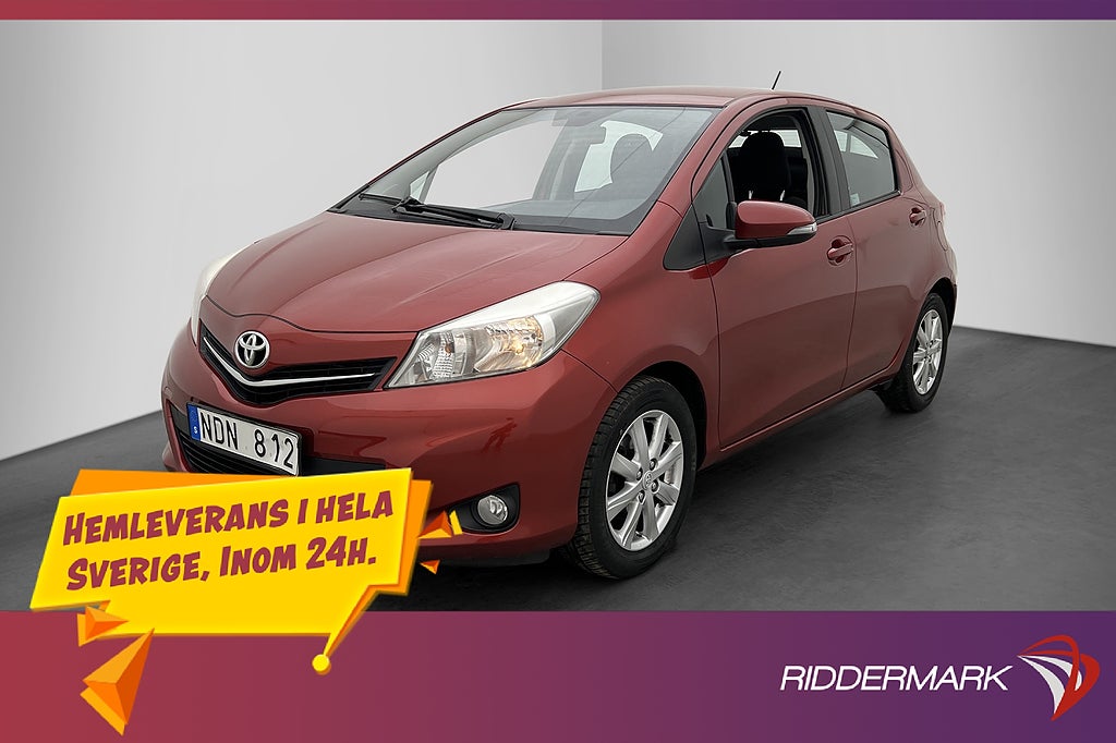 Toyota Yaris VVT-i 99hk Active Kamera Bluetooth Två-Brukare