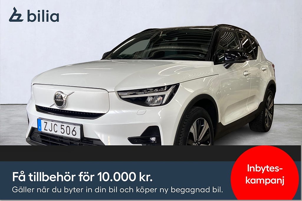 Volvo XC40 Recharge Plus Edition/ 10.000kr i tillbehör /