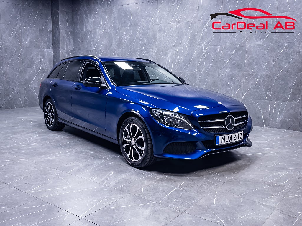 Mercedes-Benz C 350 T e Värmare Luft 360 Burmester Skinn Drag *SE SPEC*