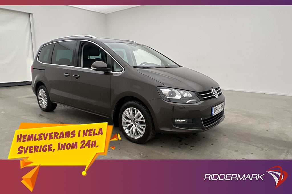 Volkswagen Sharan 2.0 TDI 7-Sits Pano Skinn D-värm El-dörr