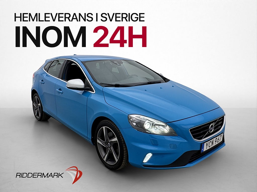 Volvo V40 D3 150hk R-Design VOC Värmare Bluetooth Halvskinn
