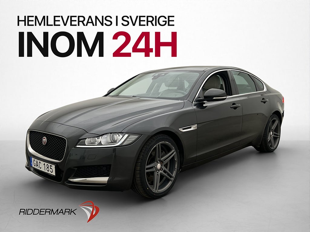 Jaguar XF 20d 180hk Skinn Värmare Kamera Navi P-Sensorer