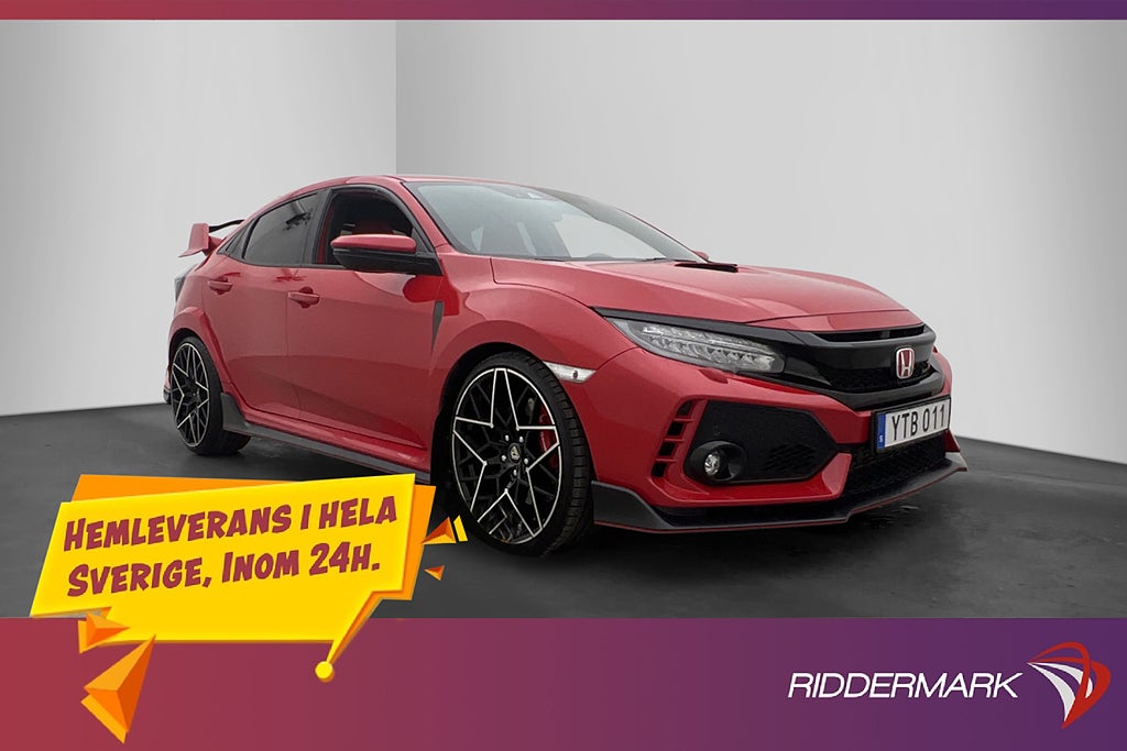 Honda Civic Type R 2.0 VTEC GT Kolfiber 320hk *BLACK WEEK*