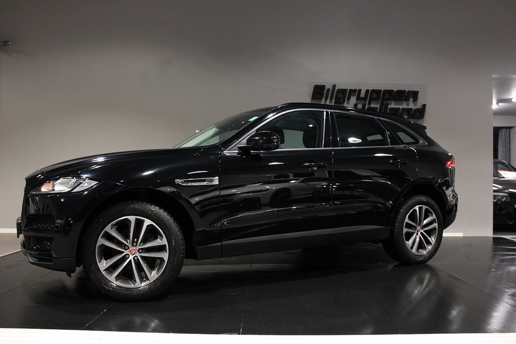 Jaguar F-Pace 20d AWD 180Hk B-kam Navi Sensorer Keyless 18"