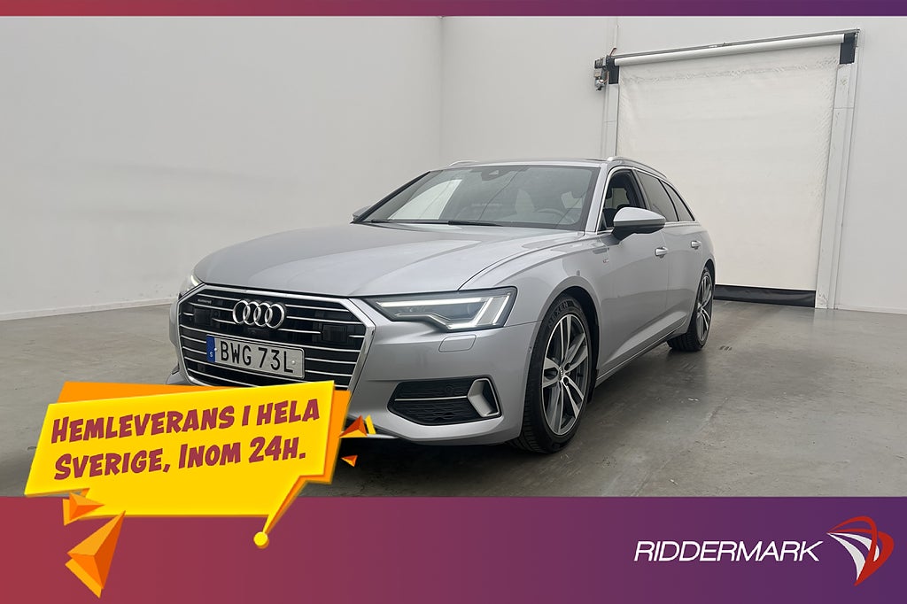 Audi A6 40 TDI Quattro S Line Värmare Drag 360° CarPlay