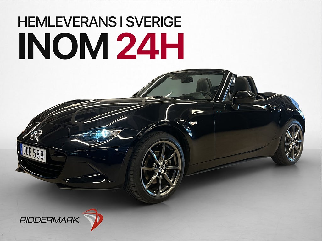 Mazda MX-5 2.0 SKYACTIV-G 160hk Cab BOSE Skinn CarPlay Navi