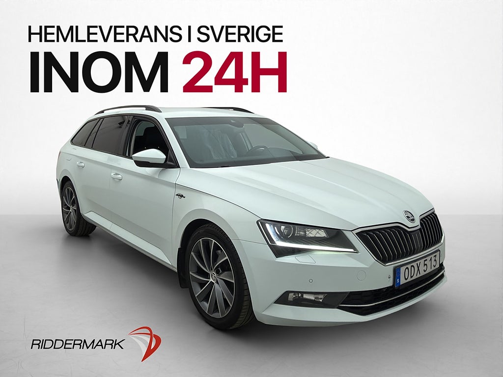 Skoda Superb 2.0 TDI 4x4 L&K Värmare Canton Skinn Drag B-Kam