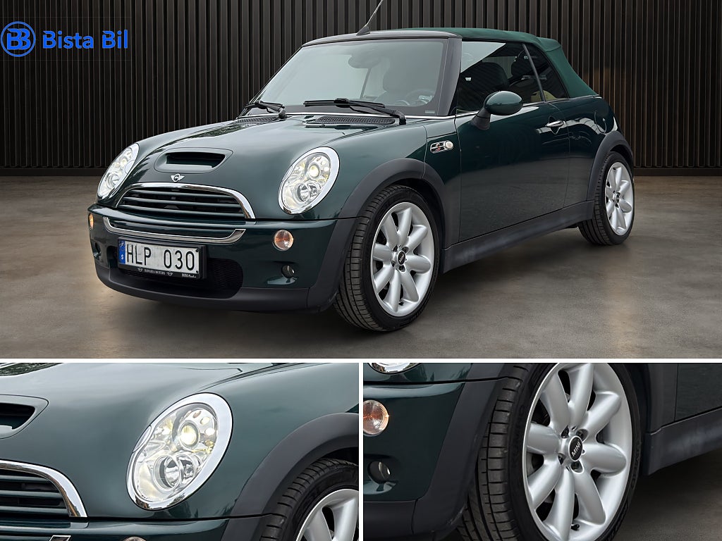 MINI Cooper S S Cab Chili Racing Green | Lågmil | 3 550 mil | 170 hk