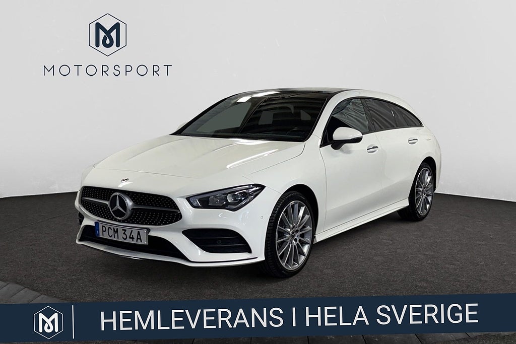 Mercedes-Benz CLA 250 e Shooting Brake AMG Line Drag Panorama Värmare
